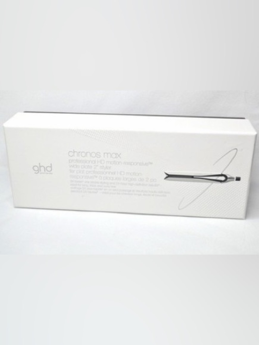 ghd Chronos Max Hot Air Styler White with Silver Detail